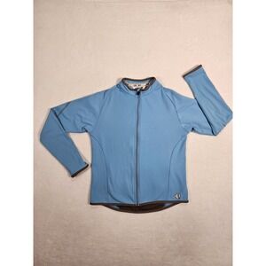 Pearl Izumi Select‎ Cycling Jacket Women Large Full Zip Long Sleeve Light Blue